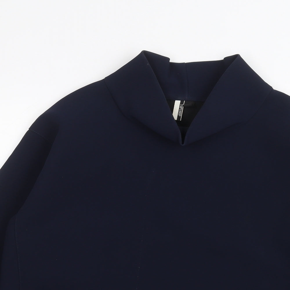 Womens UK Size 8 Topshop Blue Pullover Jumper