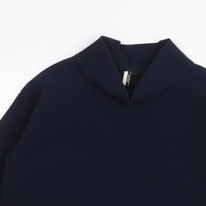 Womens UK Size 8 Topshop Blue Pullover Jumper