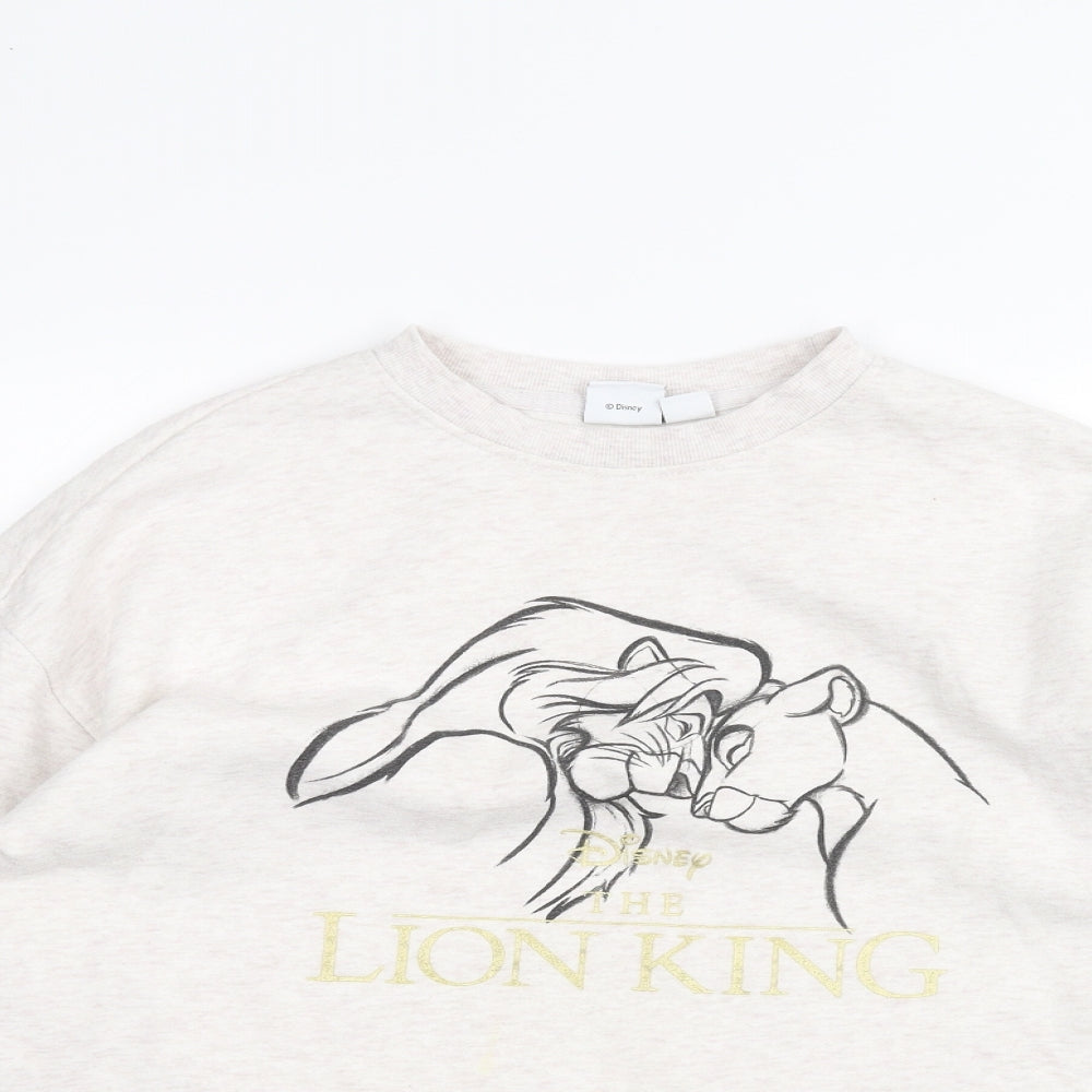 Primark Womens White   Pullover Jumper Size S