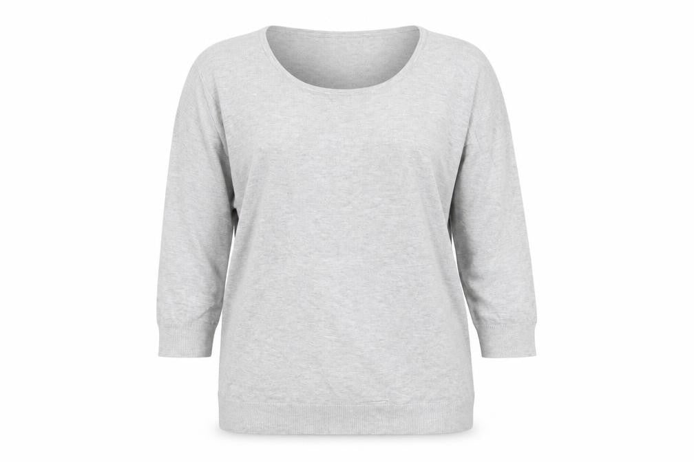 Womens UK Size 10 capsule Grey Basic T-Shirt