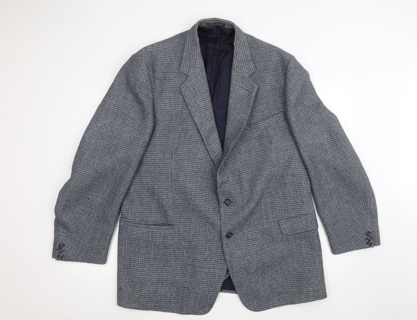 Executive Collection Mens Blue   Jacket Suit Jacket Size 42