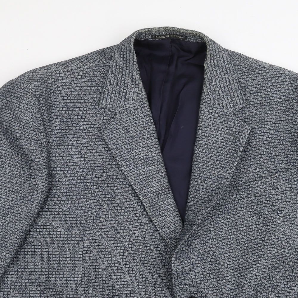 Executive Collection Mens Blue   Jacket Suit Jacket Size 42