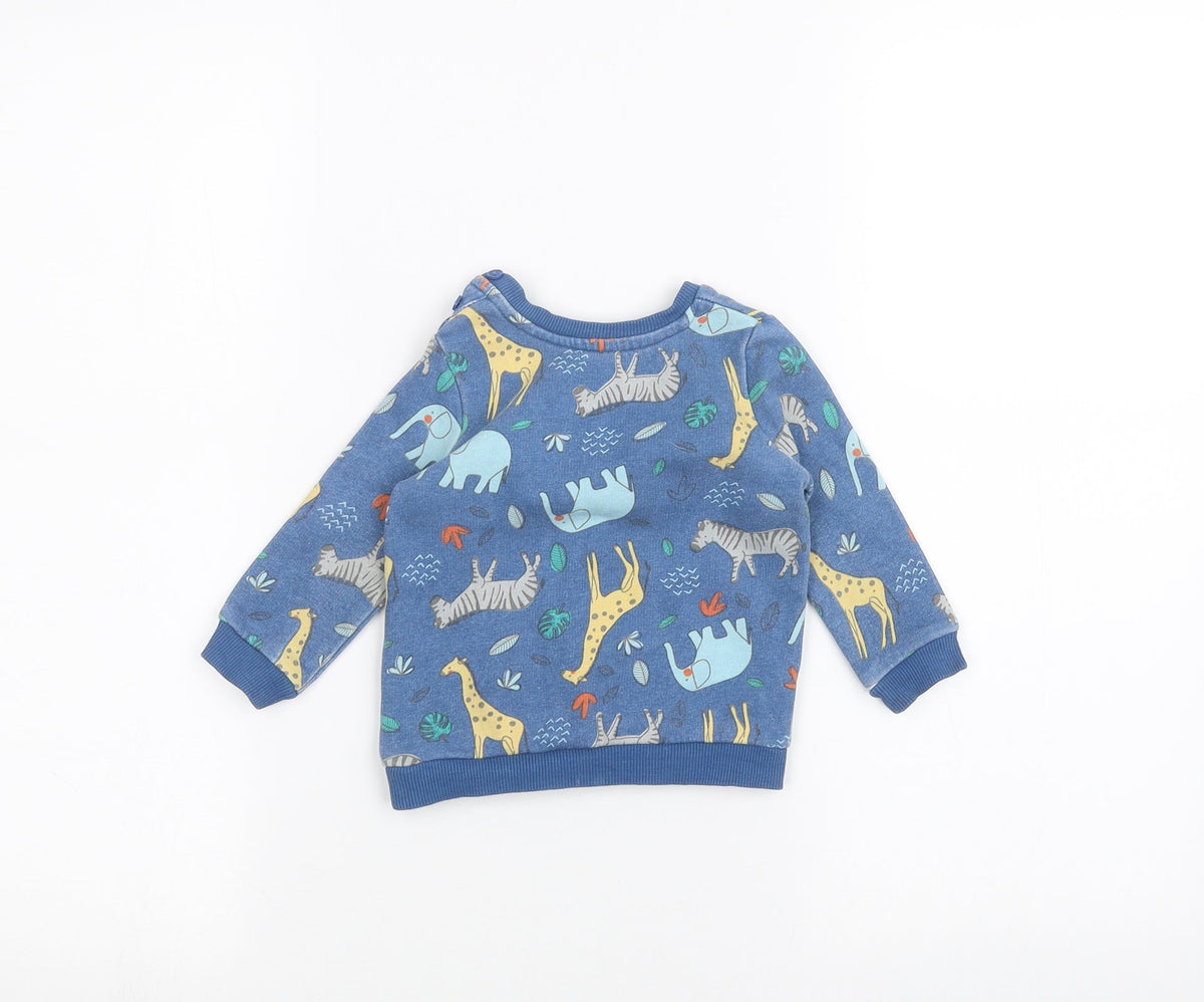 Matalan Baby Blue   Pullover Jumper Size 3-6 Months