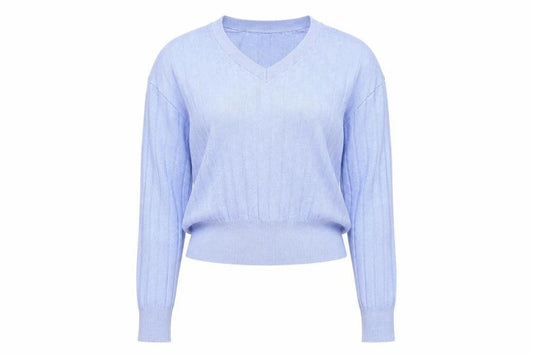 Womens UK Size S Marks and Spencer Blue Basic T-Shirt