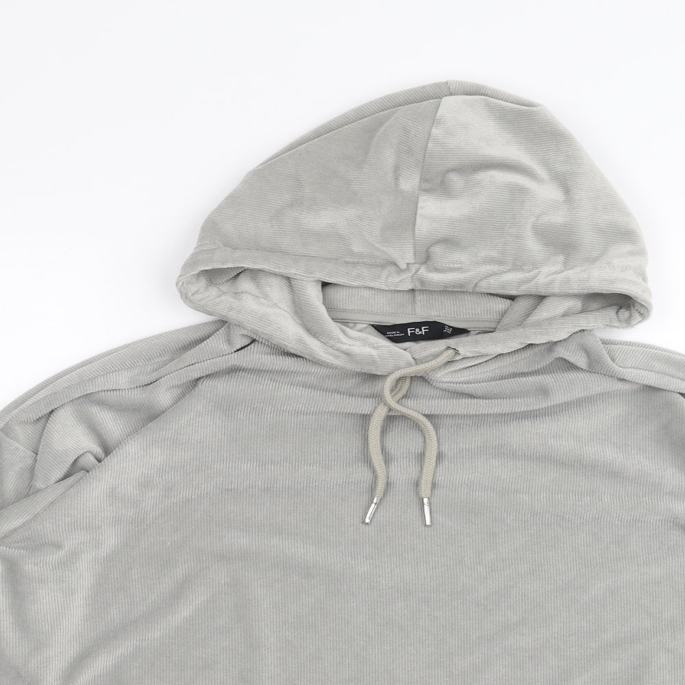 F&F Womens Grey   Pullover Hoodie Size 12