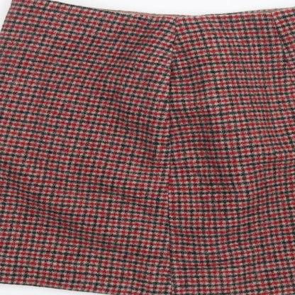 UNi Womens Red   A-Line Skirt Size L