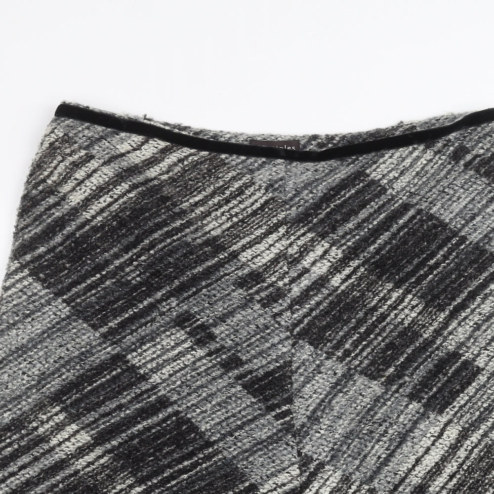 Principles Womens Black   A-Line Skirt Size 14