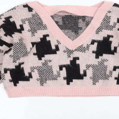 Lola Skye Womens Pink   Pullover Jumper Size 10