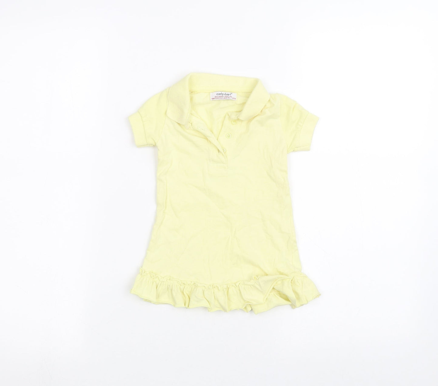 Earlydays Baby Yellow   Basic Polo Size 12-18 Months