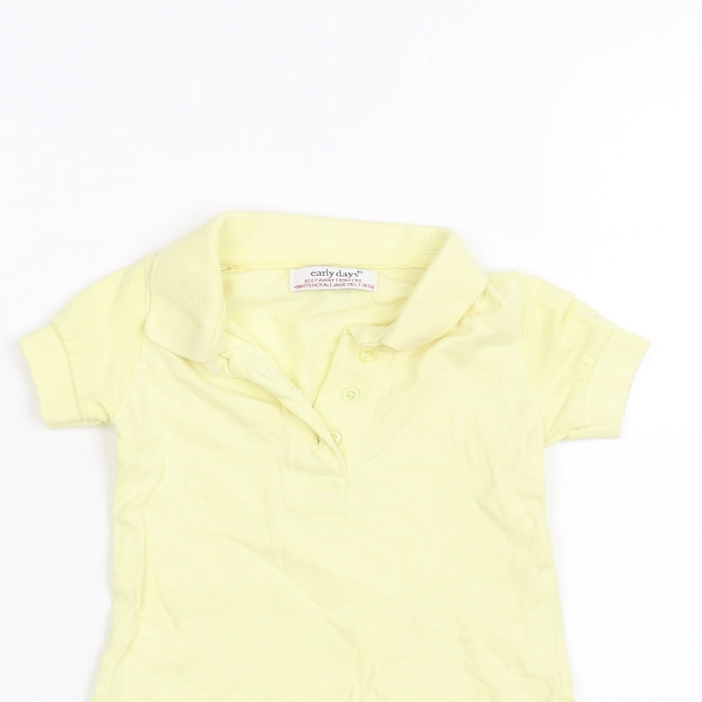 Earlydays Baby Yellow   Basic Polo Size 12-18 Months