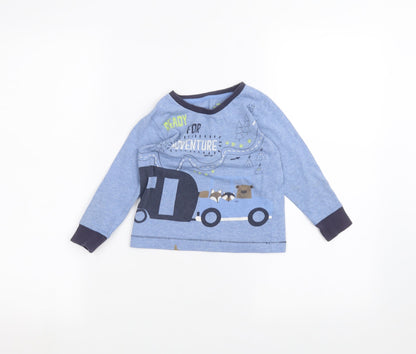 Matalan Baby Blue   Basic T-Shirt Size 18-24 Months