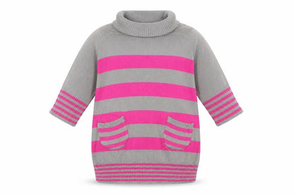 Marks & Spencer Baby Grey Striped  Basic T-Shirt Size 9-12 Months