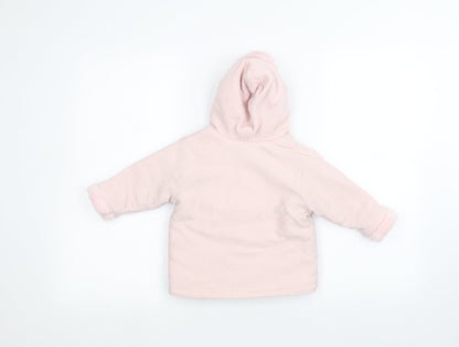 Cherokee Baby Pink   Parka Coat Size 9-12 Months
