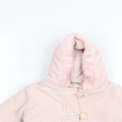 Cherokee Baby Pink   Parka Coat Size 9-12 Months
