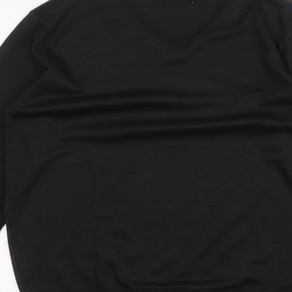 Hudson Harbour Mens Black   Pullover Jumper Size M
