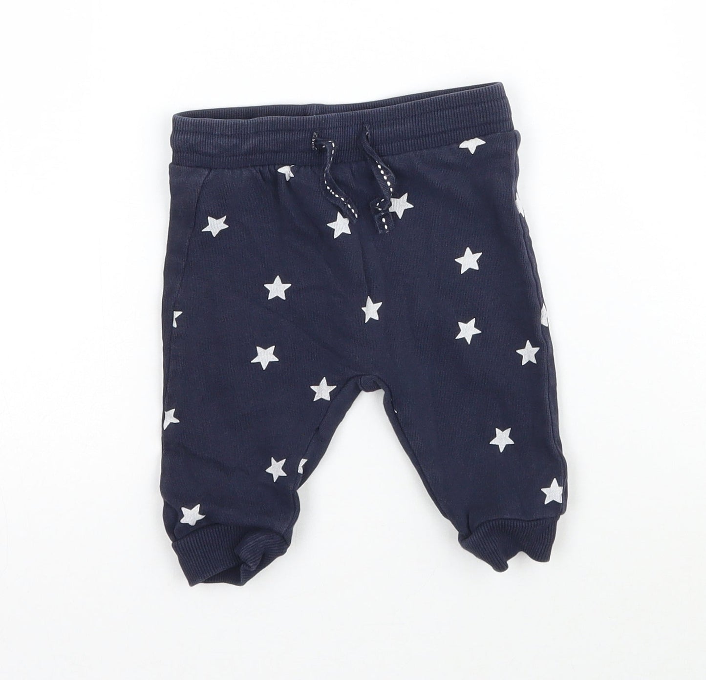 H&M Baby Blue   Jogger Leggings Size 3-6 Months  - Stars