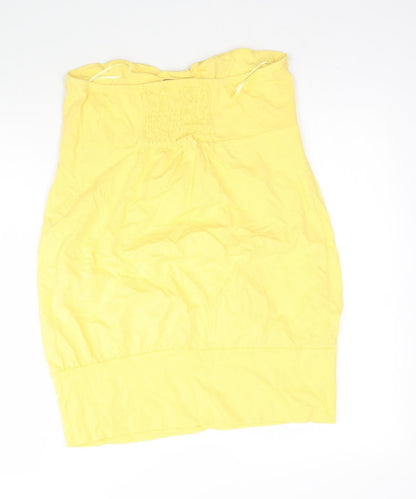 Womens UK Size 14 Select Yellow Basic Blouse