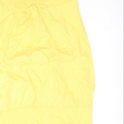 Womens UK Size 14 Select Yellow Basic Blouse