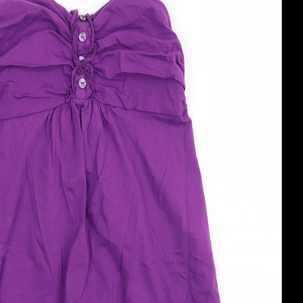 Womens UK Size 12 Select Pink Basic Blouse