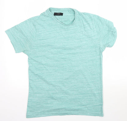 Womens UK Size S Matalan Green Basic T-Shirt