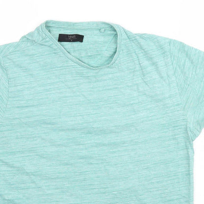 Womens UK Size S Matalan Green Basic T-Shirt