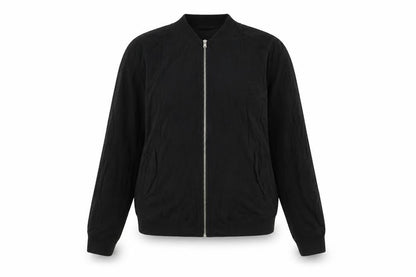 Select Womens Black   Full Zip Sweatshirt Size 6  - Bomber Jacket