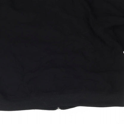 Select Womens Black   Full Zip Sweatshirt Size 6  - Bomber Jacket