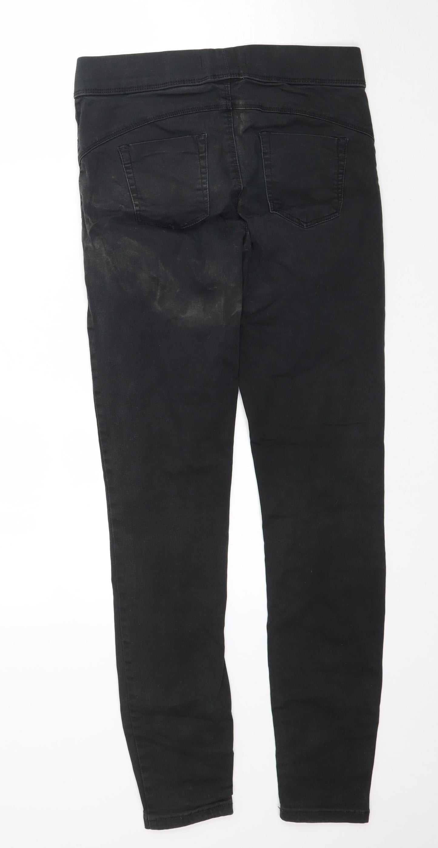 Denim & Co. Womens Black  Denim Jegging Jeans Size 10 L29 in