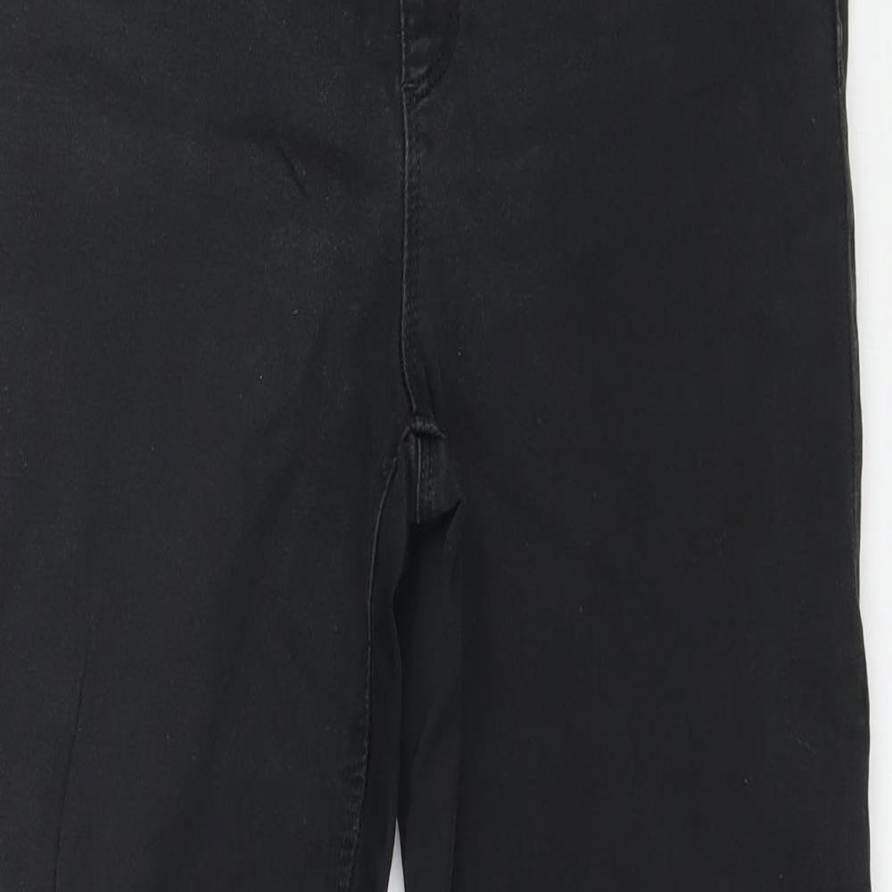 Denim & Co. Womens Black  Denim Jegging Jeans Size 10 L29 in