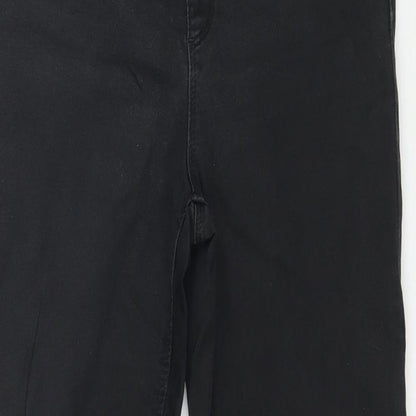 Denim & Co. Womens Black  Denim Jegging Jeans Size 10 L29 in