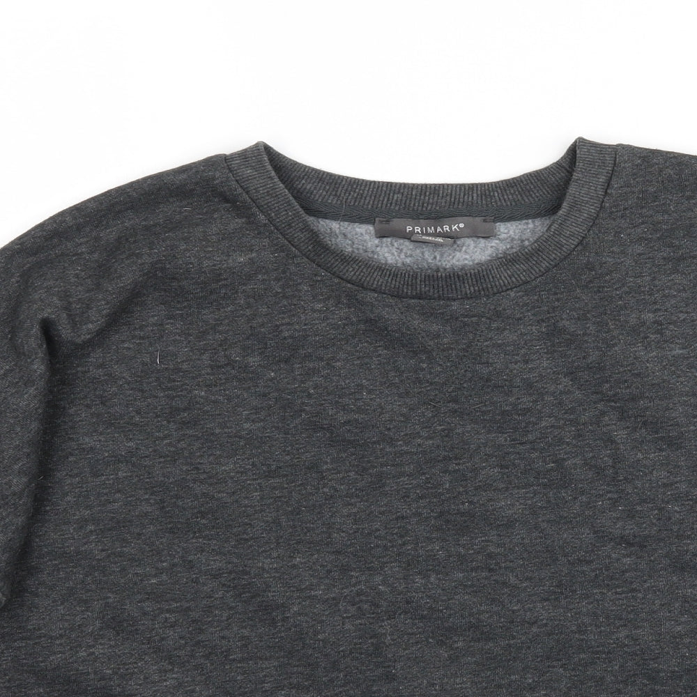 Primark Womens Grey   Pullover Sweatshirt Size 2XS