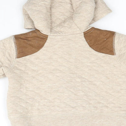George Baby Beige   Full Zip Jumper One Size  - Hoodie