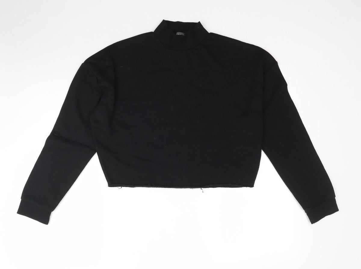 Primark Womens Black   Pullover Sweatshirt Size XS  - Cropped