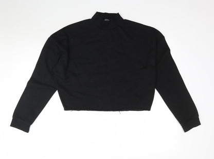 Primark Womens Black   Pullover Sweatshirt Size XS  - Cropped