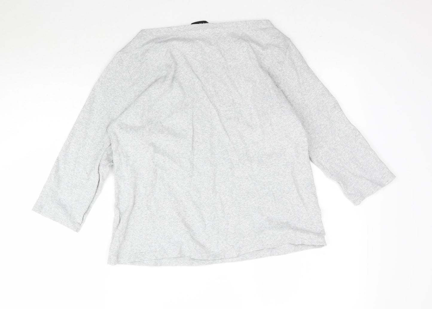 F&F Womens Grey   Basic T-Shirt Size 14