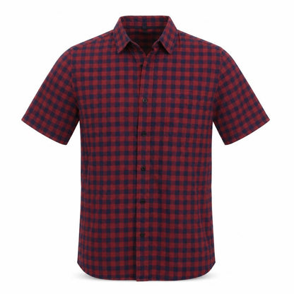 Mens UK Size S Top Man Multicoloured  Button-Up Short Sleeve Casual Shirt