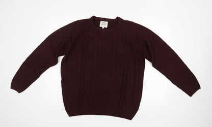 Easy Mens Purple   Pullover Jumper Size L