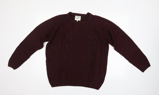 Easy Mens Purple   Pullover Jumper Size L