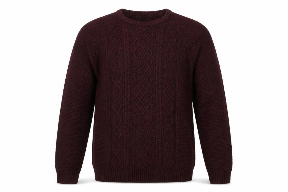 Mens UK Size L Easy Purple Pullover Jumper