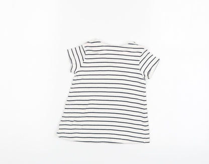 NEXT Boys White Striped  Pullover Casual Size 3-6 Months
