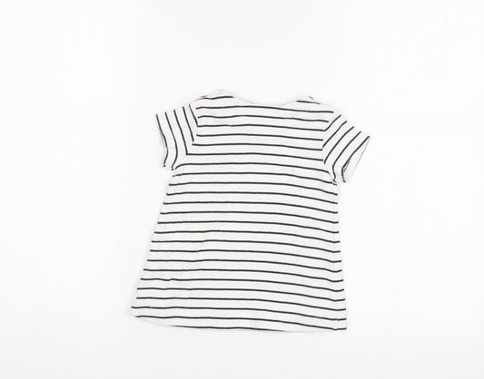 NEXT Boys White Striped  Pullover Casual Size 3-6 Months