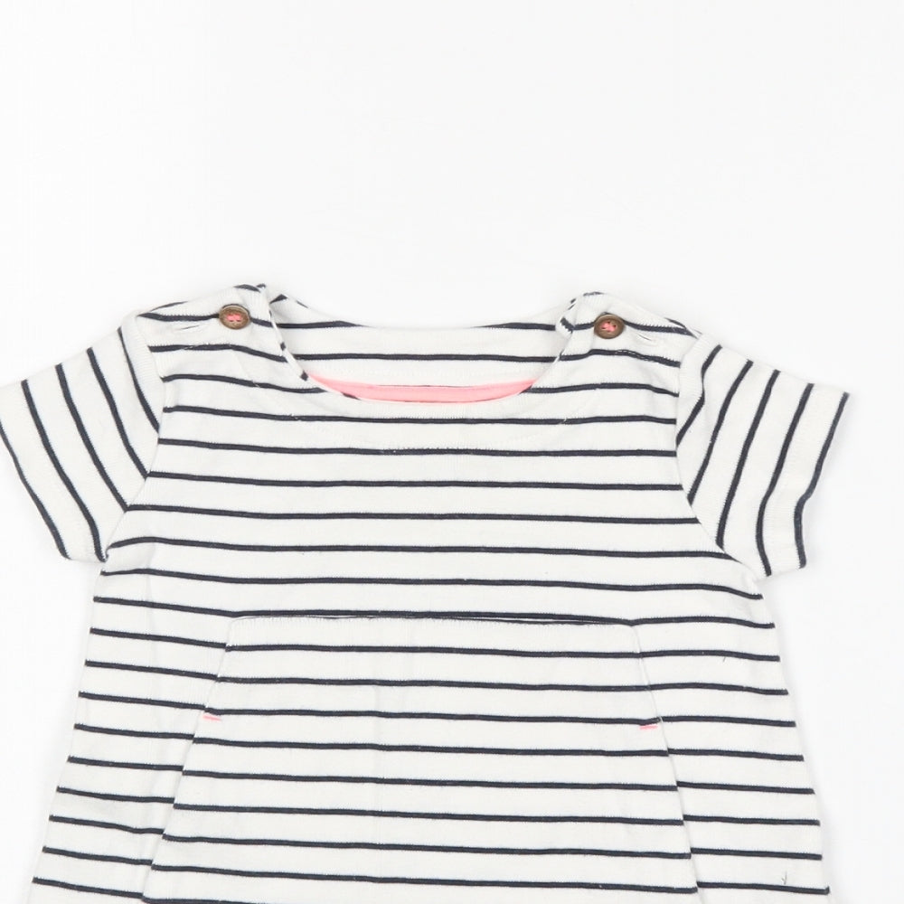 NEXT Boys White Striped  Pullover Casual Size 3-6 Months