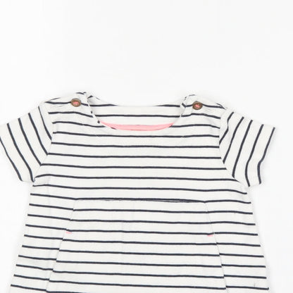 NEXT Boys White Striped  Pullover Casual Size 3-6 Months