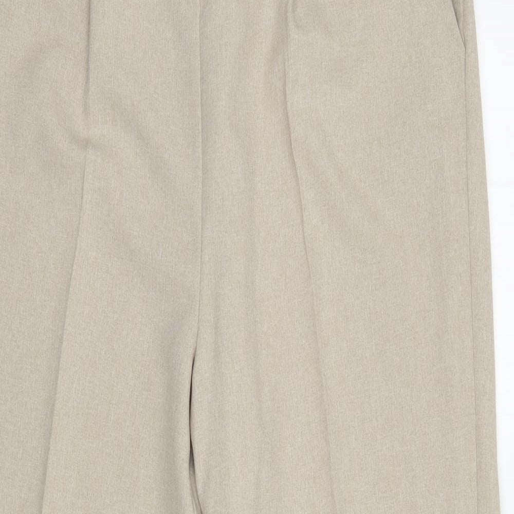 Womens UK Size 16 BM Regular Fit  Ivory Trousers