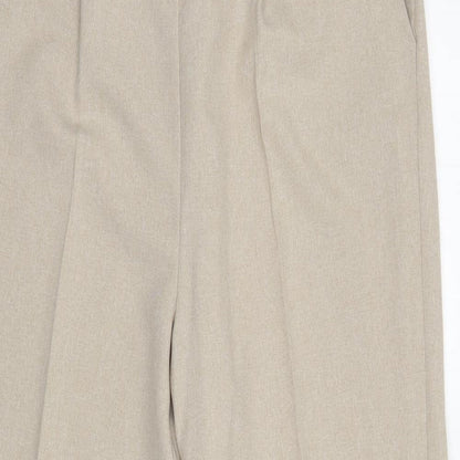 Womens UK Size 16 BM Regular Fit  Ivory Trousers
