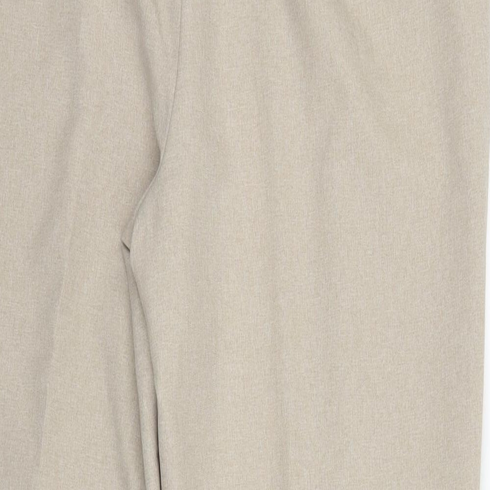 Womens UK Size 16 BM Regular Fit  Ivory Trousers