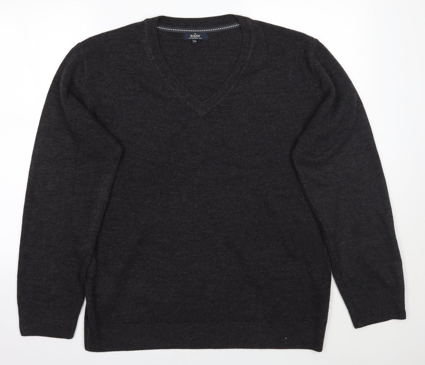 Easy Mens Grey   Pullover Jumper Size XL