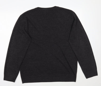 Easy Mens Grey   Pullover Jumper Size XL