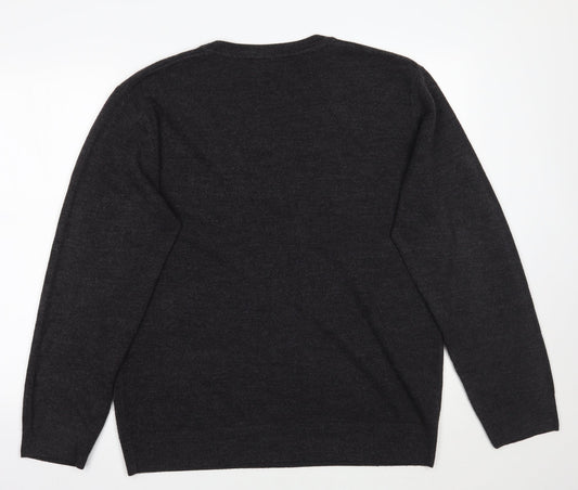 Easy Mens Grey   Pullover Jumper Size XL