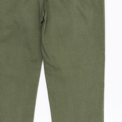 PARISIAN SIGNATURE Womens Green   Skinny Jeans Size 10 L27.5 in